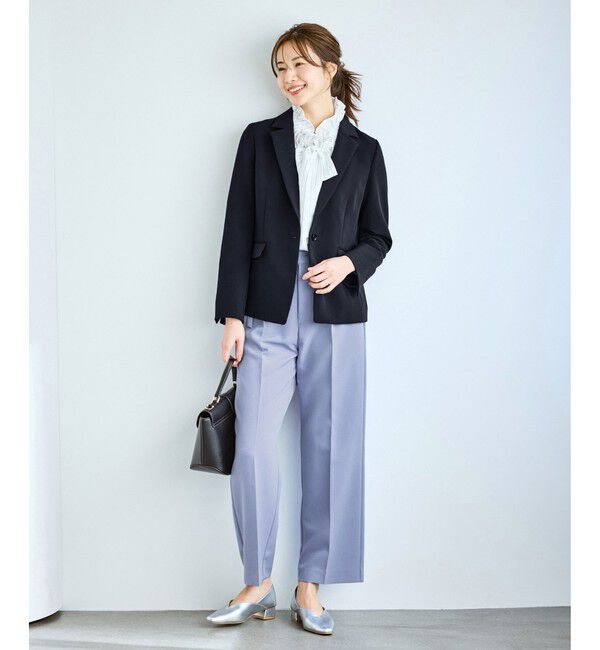 Rope&rsquo;Picnic「360&deg;ウルトラストレッチ テーラードジャケット/ UVカット・花粉ガード・セットアップ対応」|テーラードジャケット|