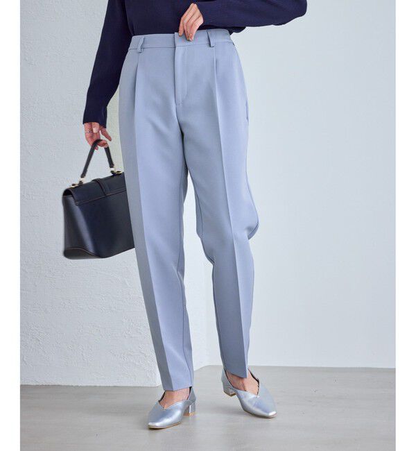 Rope&rsquo;Picnic「【WEB限定カラー】360&deg;ウルトラストレッチ テーパードパンツ/花粉ガード・セットアップ対応」|チノ|