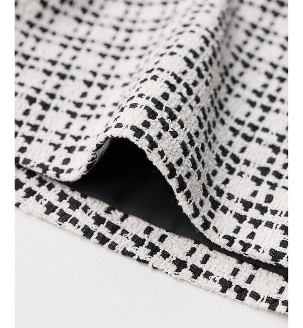 Rope&rsquo;Picnic「【WEB限定カラー】ツイードフレアジャケット/セレモニー対応・リンクコーデ」|ノーカラージャケット|