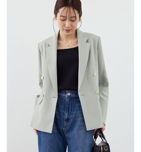 Rope&rsquo;Picnic「クリアツイル金ボタンジャケット/セレモニー・セットアップ対応」|テーラードジャケット|