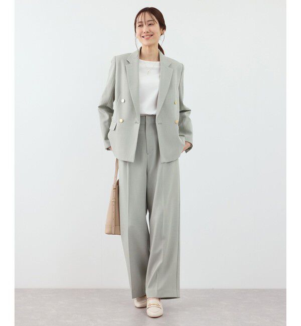 Rope&rsquo;Picnic「クリアツイル金ボタンジャケット/セレモニー・セットアップ対応」|テーラードジャケット|