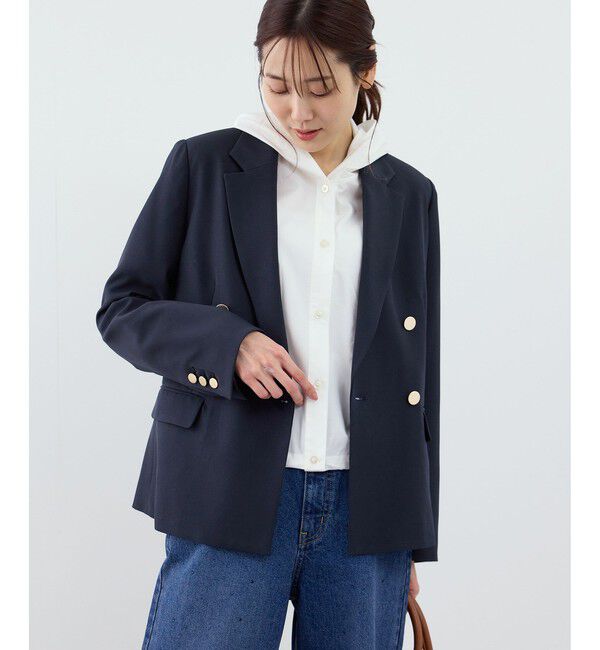 Rope&rsquo;Picnic「クリアツイル金ボタンジャケット/セレモニー・セットアップ対応」|テーラードジャケット|