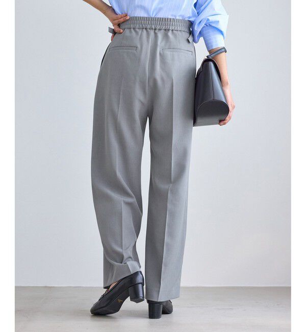 Rope&rsquo;Picnic「クリアツイルワイドパンツ/セレモニー・セットアップ対応」|チノ|