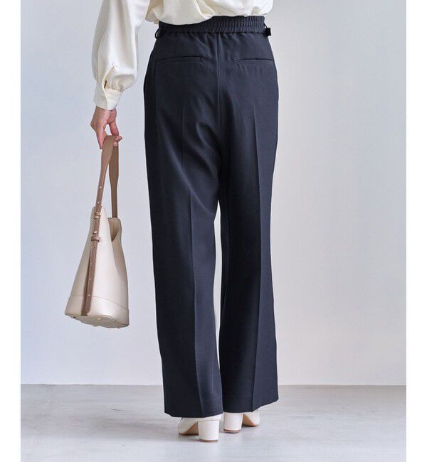 Rope&rsquo;Picnic「クリアツイルワイドパンツ/セレモニー・セットアップ対応」|チノ|