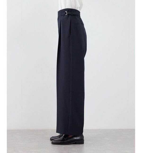 Rope&rsquo;Picnic「クリアツイルワイドパンツ/セレモニー・セットアップ対応」|チノ|