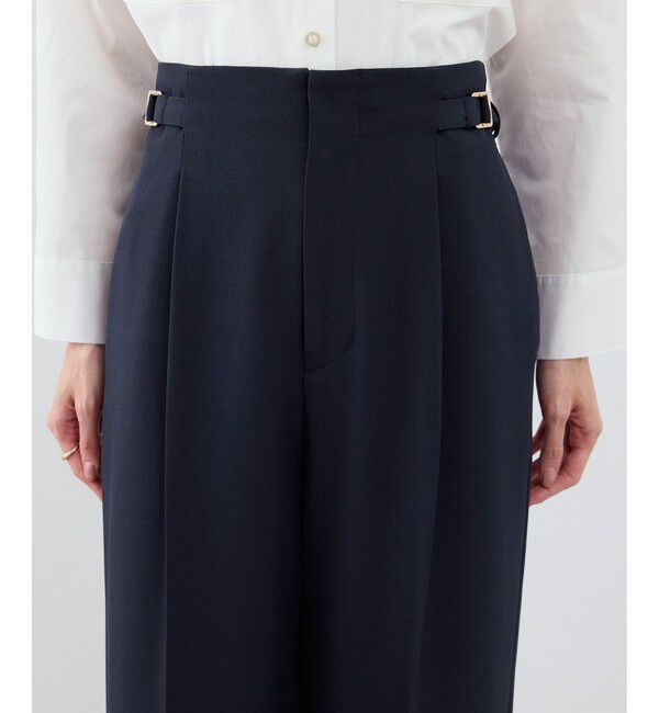 Rope&rsquo;Picnic「クリアツイルワイドパンツ/セレモニー・セットアップ対応」|チノ|