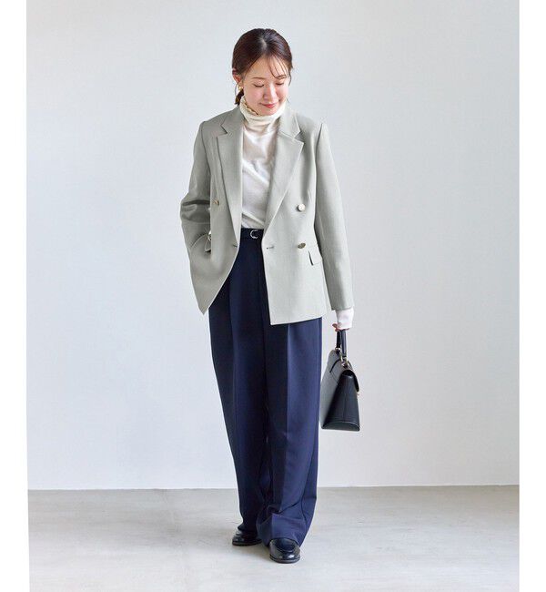 Rope&rsquo;Picnic「【低身長・小柄さんサイズ】クリアツイル金ボタンジャケット/セレモニー・セットアップ対応」|テーラードジャケット|