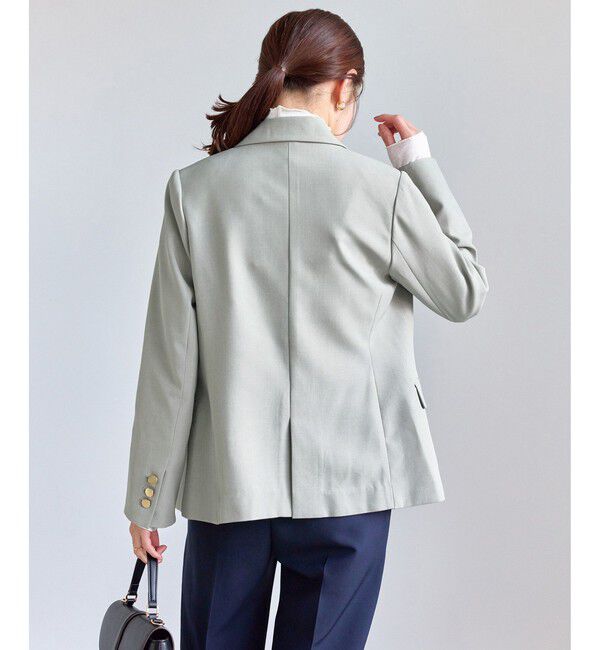 Rope&rsquo;Picnic「【低身長・小柄さんサイズ】クリアツイル金ボタンジャケット/セレモニー・セットアップ対応」|テーラードジャケット|