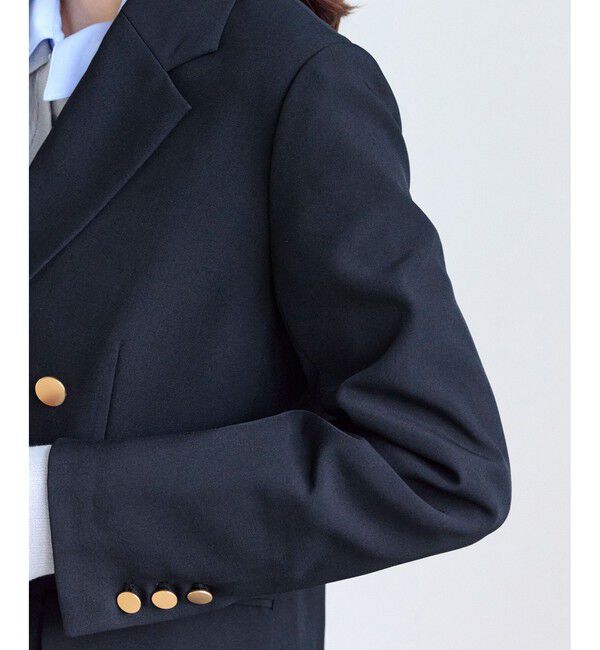 Rope&rsquo;Picnic「【低身長・小柄さんサイズ】クリアツイル金ボタンジャケット/セレモニー・セットアップ対応」|テーラードジャケット|