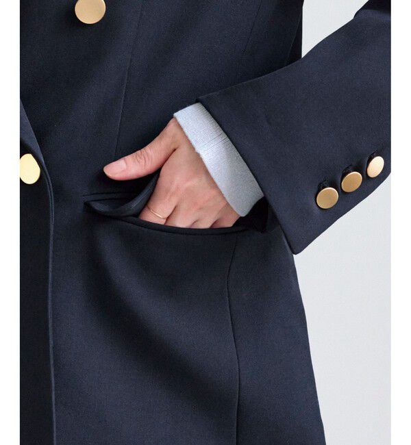 Rope&rsquo;Picnic「【低身長・小柄さんサイズ】クリアツイル金ボタンジャケット/セレモニー・セットアップ対応」|テーラードジャケット|