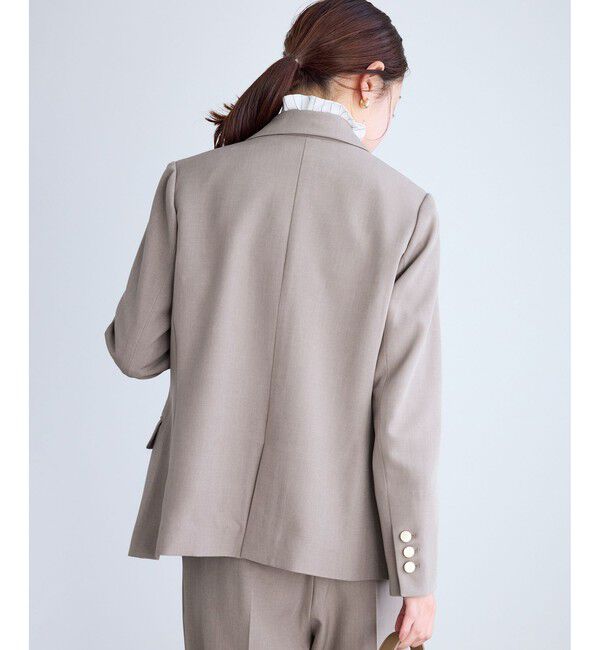 Rope&rsquo;Picnic「【低身長・小柄さんサイズ】クリアツイル金ボタンジャケット/セレモニー・セットアップ対応」|テーラードジャケット|
