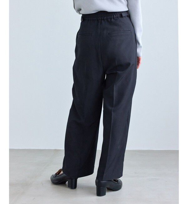 Rope&rsquo;Picnic「【低身長・小柄さんサイズ】クリアツイルワイドパンツ/セレモニー・セットアップ対応」|チノ|