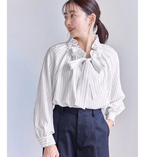 Rope&rsquo;Picnic「ネックコンシャスデザインシャツ/イージーケア」|シャツ・ブラウス|