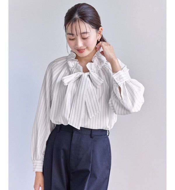 Rope&rsquo;Picnic「ネックコンシャスデザインシャツ/イージーケア」|シャツ・ブラウス|