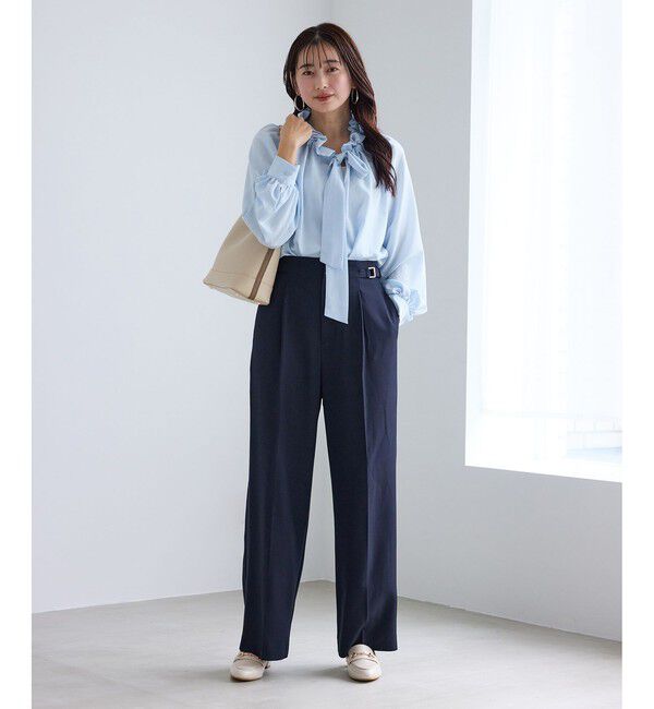 Rope&rsquo;Picnic「ネックコンシャスデザインシャツ/イージーケア」|シャツ・ブラウス|