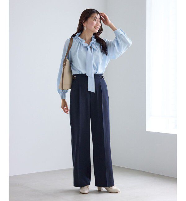 Rope&rsquo;Picnic「ネックコンシャスデザインシャツ/イージーケア」|シャツ・ブラウス|