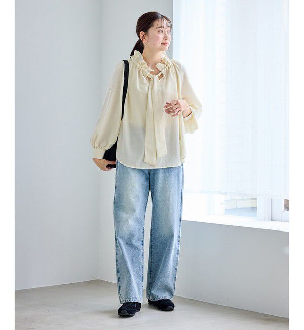 Rope&rsquo;Picnic「ネックコンシャスデザインシャツ/イージーケア」|シャツ・ブラウス|