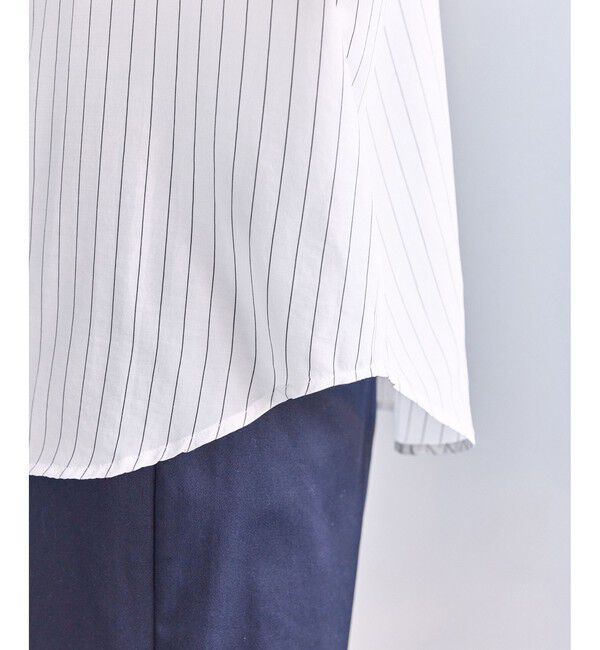 Rope&rsquo;Picnic「ネックコンシャスデザインシャツ/イージーケア」|シャツ・ブラウス|