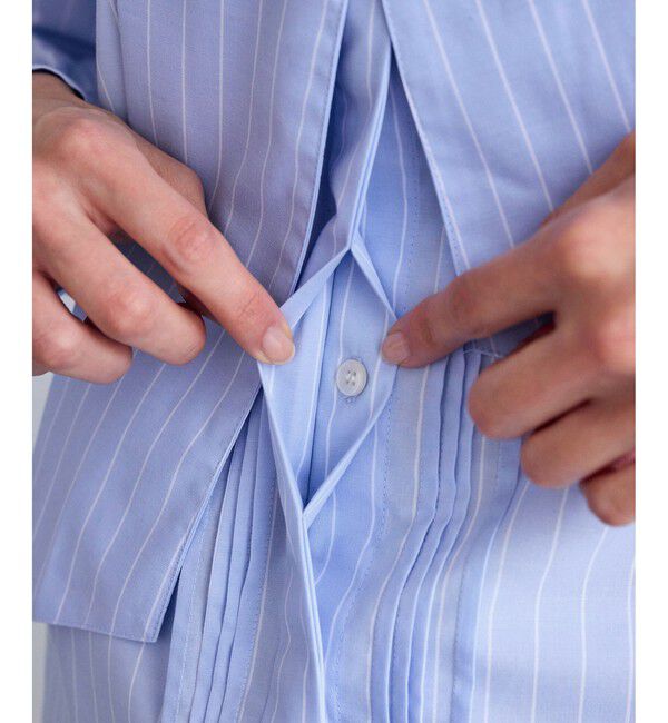 Rope&rsquo;Picnic「ボウタイリボンシャツ/花粉ガード・防シワ」|シャツ・ブラウス|