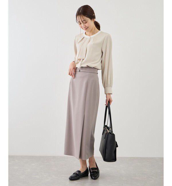 Rope&rsquo;Picnic「【WEB限定サイズ】配色アソートボウタイフウブラウス」|シャツ・ブラウス|