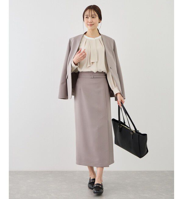 Rope&rsquo;Picnic「【WEB限定サイズ】配色アソートボウタイフウブラウス」|シャツ・ブラウス|