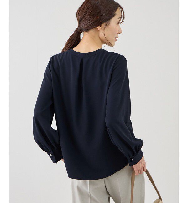 Rope&rsquo;Picnic「【WEB限定サイズ】配色アソートボウタイフウブラウス」|シャツ・ブラウス|