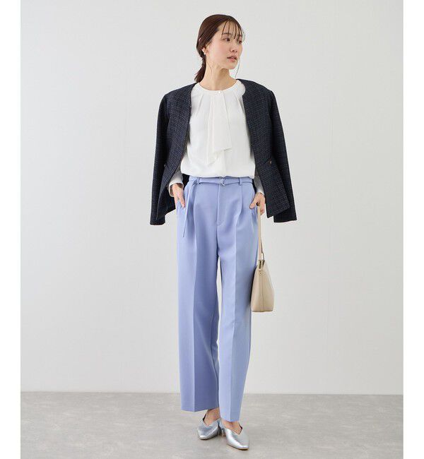 Rope&rsquo;Picnic「【WEB限定サイズ】配色アソートボウタイフウブラウス」|シャツ・ブラウス|