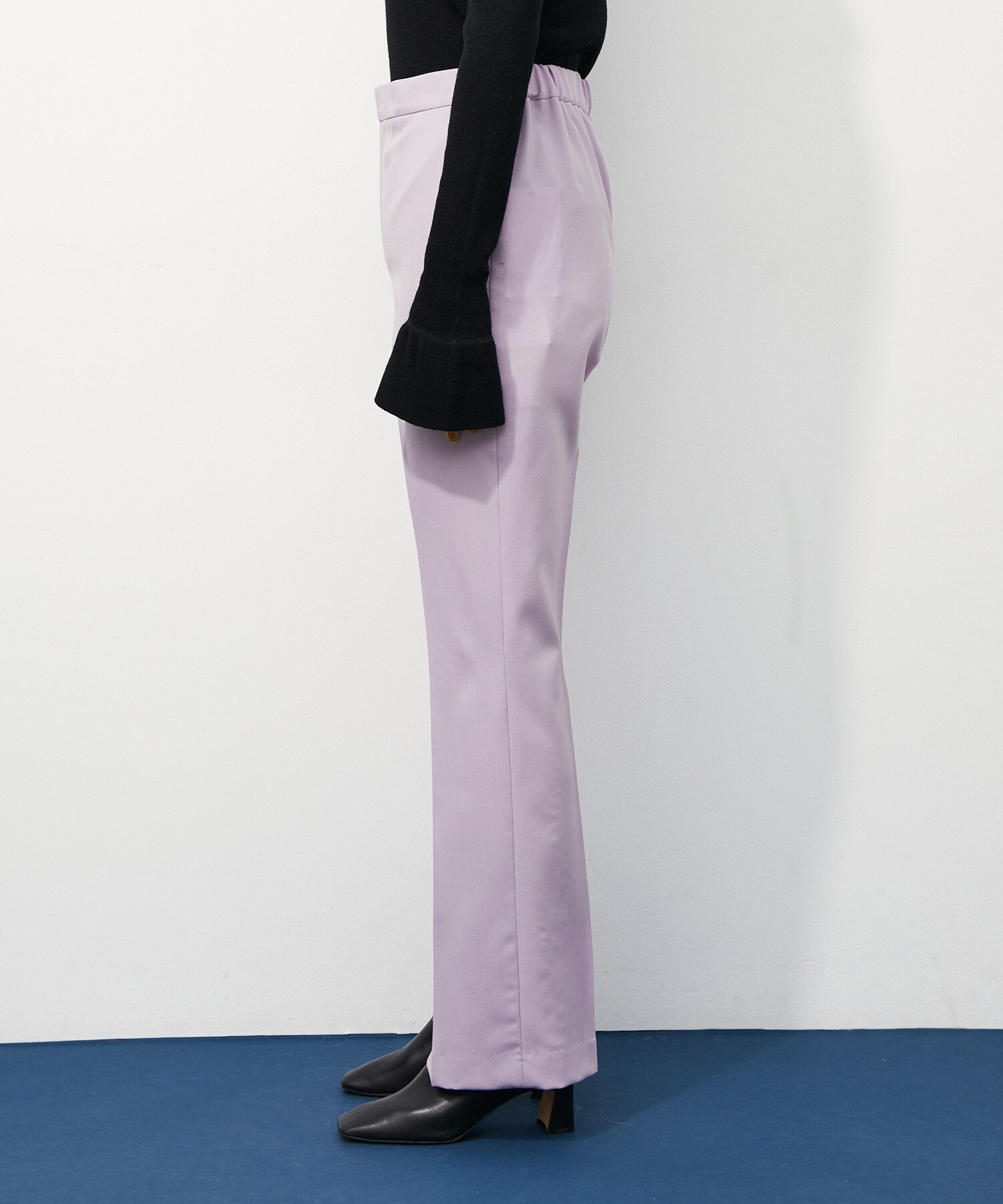 ADAM ET ROPE'「《SETアイテム》インサイドスリットスラックス」|スラックス|