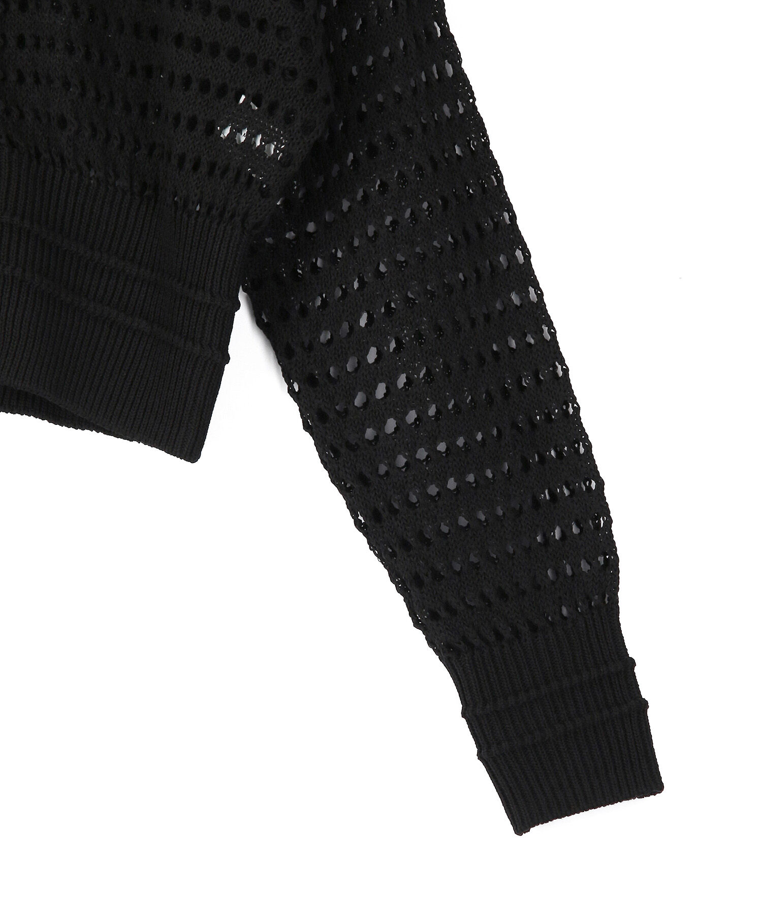 ADAM ET ROPE'「【WEB限定】メッシュニットブルゾン」|カーディガン|