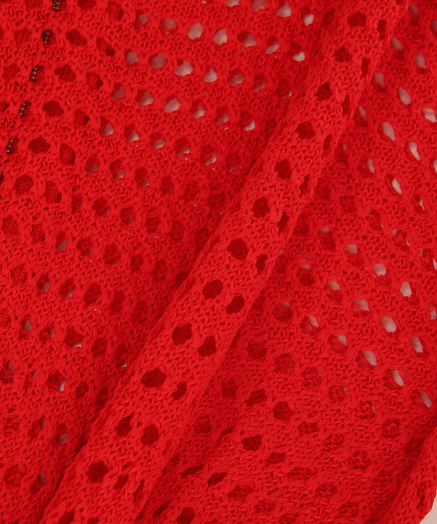 ADAM ET ROPE'「【WEB限定】メッシュニットブルゾン」|カーディガン|