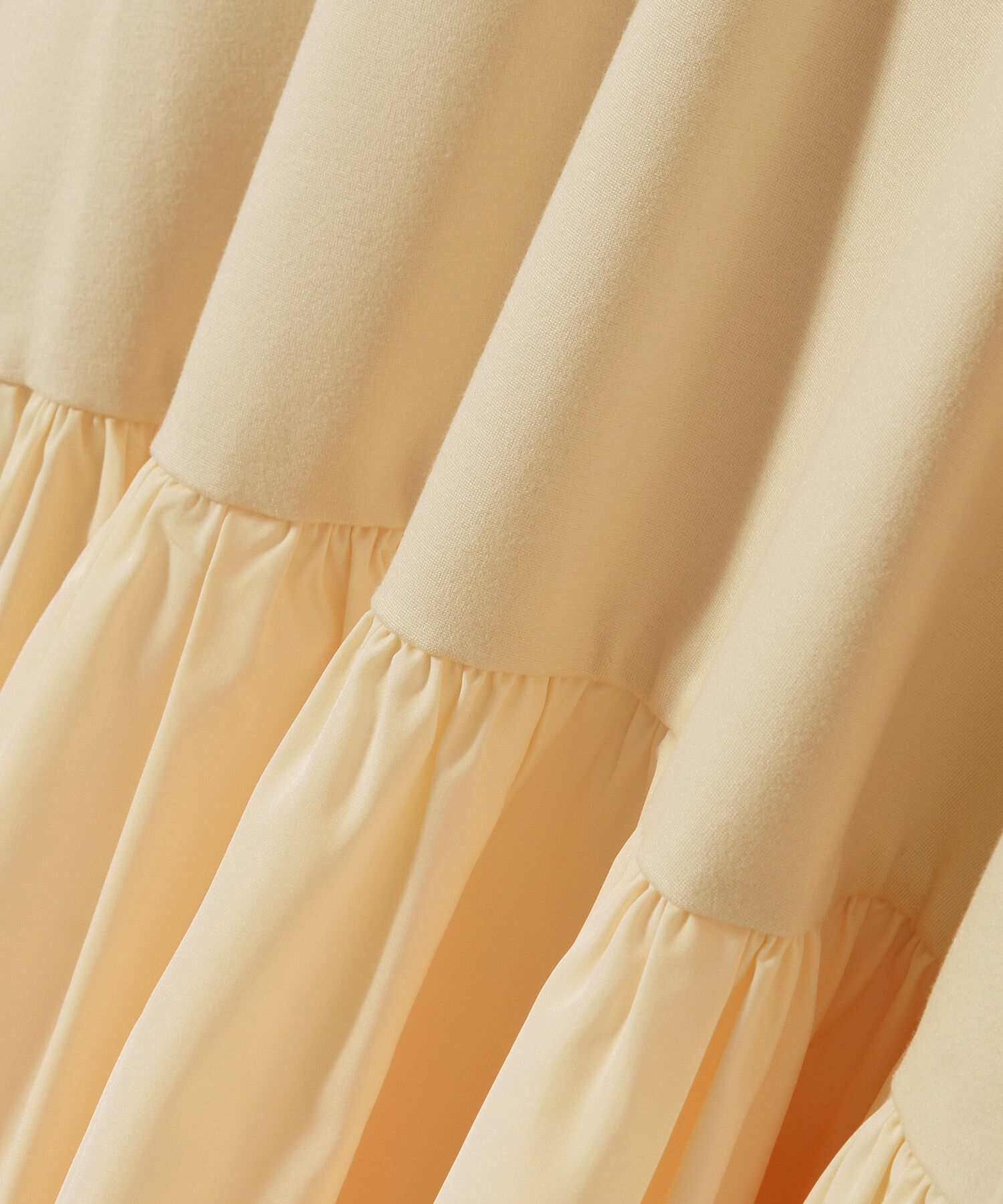 ADAM ET ROPE'「【サステナブル】タフタコンビワンピース」|ワンピース|