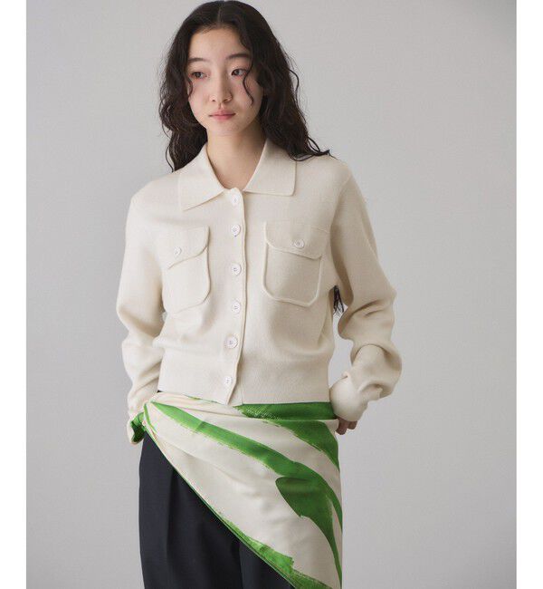 ADAM ET ROPE'「コットンカシミヤポケットカーディガン」|カーディガン|オフホワイト(15)