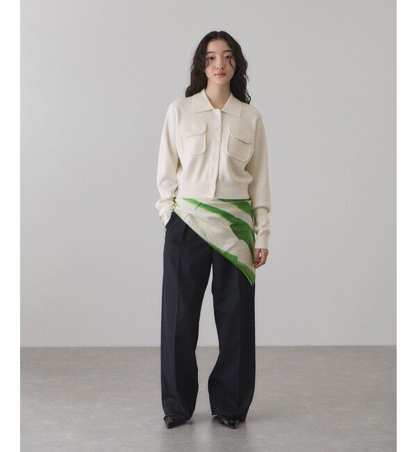 ADAM ET ROPE'「コットンカシミヤポケットカーディガン」|カーディガン|