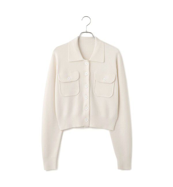 ADAM ET ROPE'「コットンカシミヤポケットカーディガン」|カーディガン|