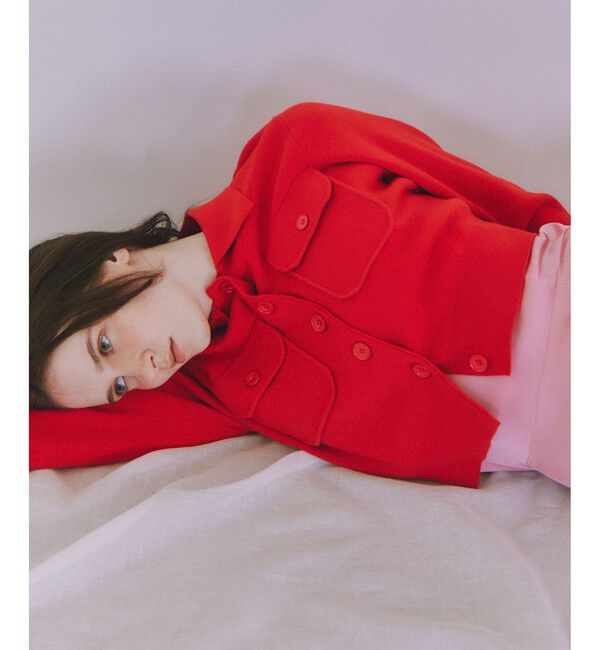 ADAM ET ROPE'「コットンカシミヤポケットカーディガン」|カーディガン|