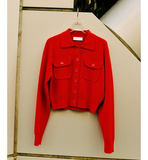 ADAM ET ROPE'「コットンカシミヤポケットカーディガン」|カーディガン|