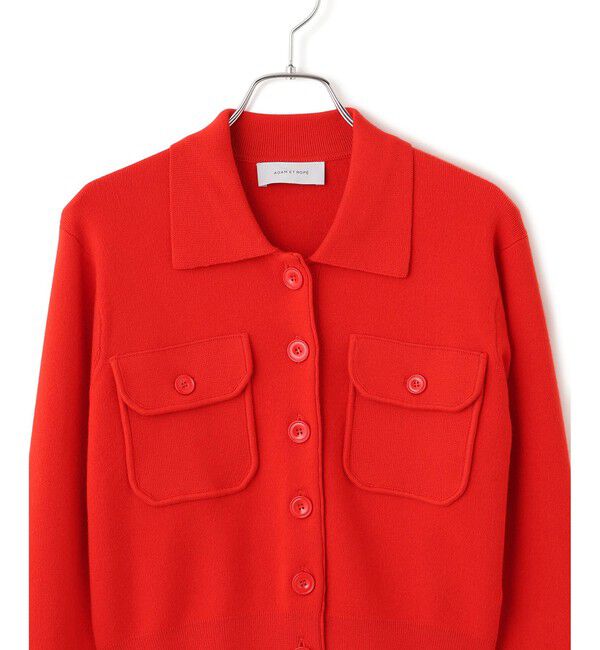 ADAM ET ROPE'「コットンカシミヤポケットカーディガン」|カーディガン|