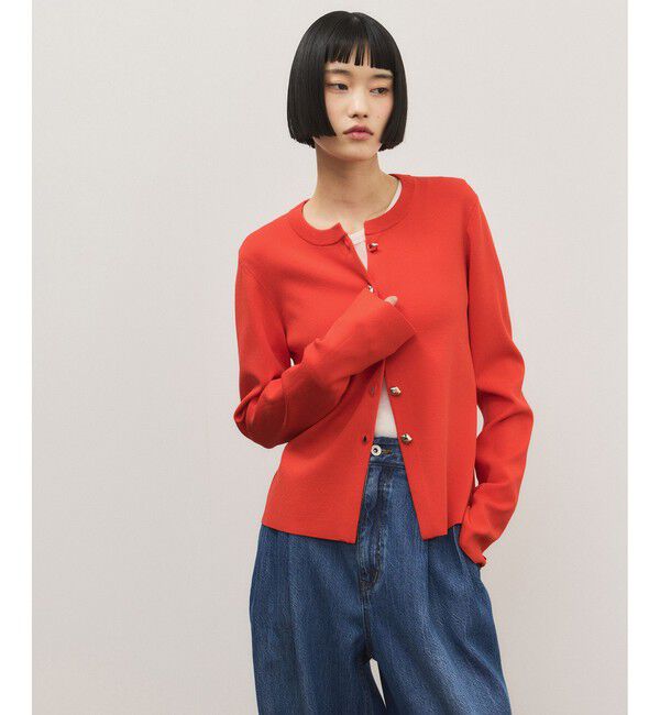 ADAM ET ROPE'「セレクトレングスコンパクトカーディガン/UV抑制」|カーディガン|