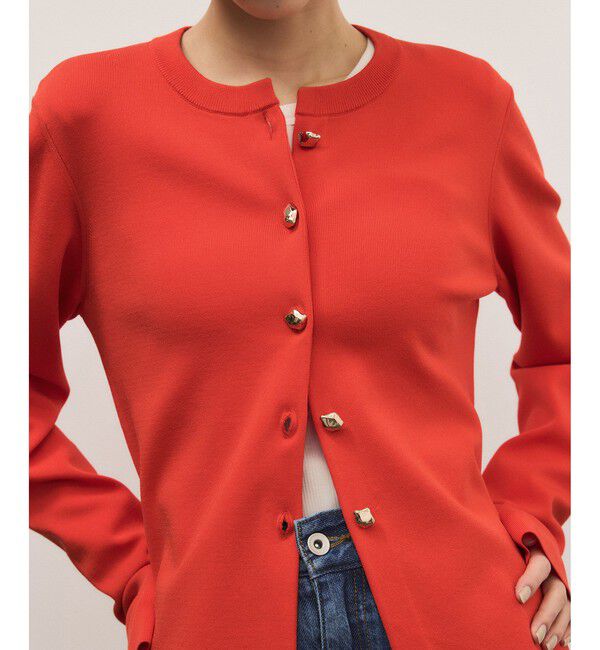 ADAM ET ROPE'「セレクトレングスコンパクトカーディガン/UV抑制」|カーディガン|