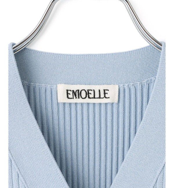 ADAM ET ROPE'「【EMOELLE】ポケットリブカーディガン」|カーディガン|