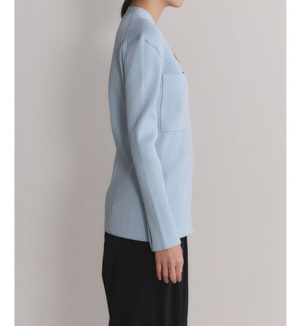 ADAM ET ROPE'「【EMOELLE】ポケットリブカーディガン」|カーディガン|