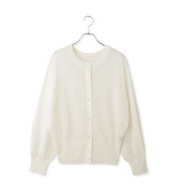 ADAM ET ROPE'「【WEB限定】シアークルーネックカーディガン」|カーディガン|