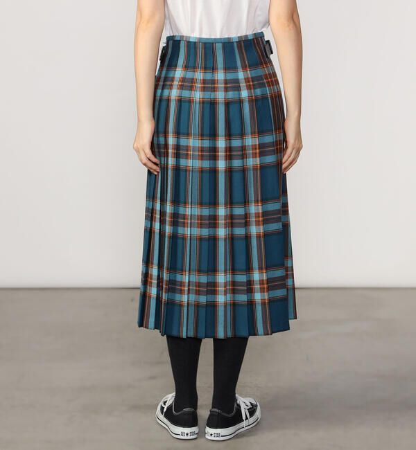 ONEIL OF DUBLIN「O'NEIL OF DUBLIN | ウーステッドウール ミドルキルトスカート WOMEN」|スカート|