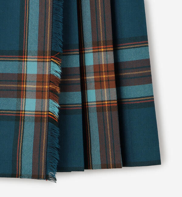 ONEIL OF DUBLIN「O'NEIL OF DUBLIN | ウーステッドウール ミドルキルトスカート WOMEN」|スカート|