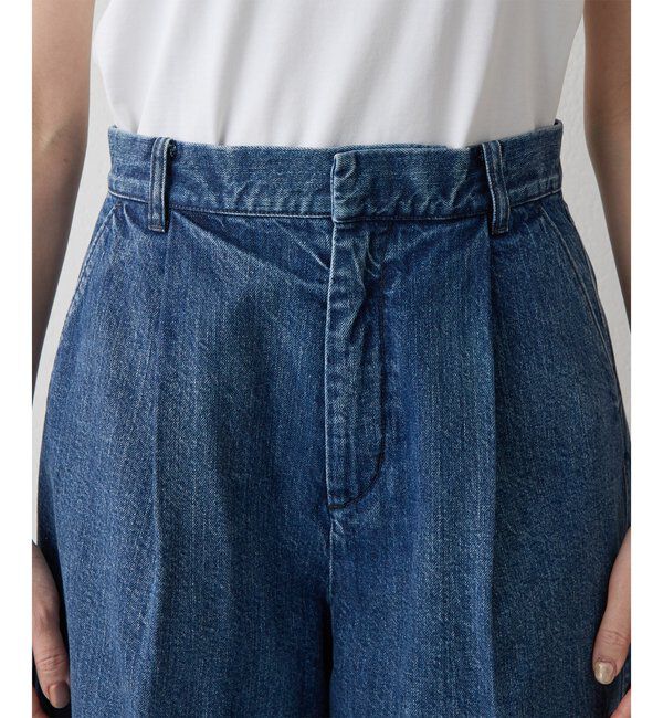  「【THE PAUSE】タックハーフパンツ」|チノ|