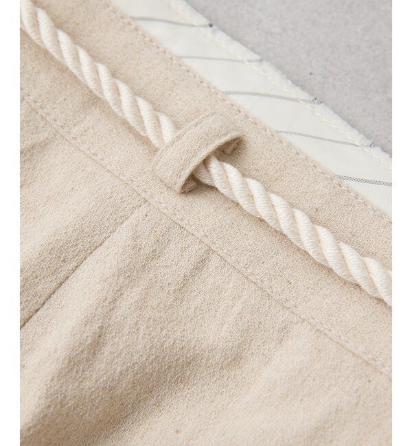  「【THE PAUSE】ロープベルトパンツ」|チノ|