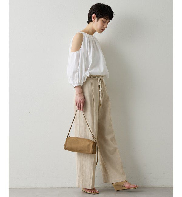  「【THE PAUSE】オープンショルダーブラウス」|シャツ・ブラウス|