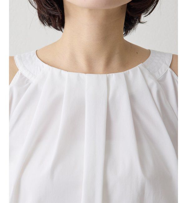 「【THE PAUSE】オープンショルダーブラウス」|シャツ・ブラウス|