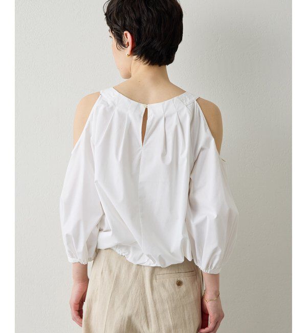  「【THE PAUSE】オープンショルダーブラウス」|シャツ・ブラウス|