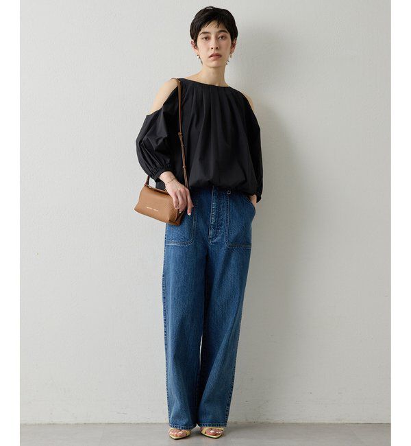 「【THE PAUSE】オープンショルダーブラウス」|シャツ・ブラウス|